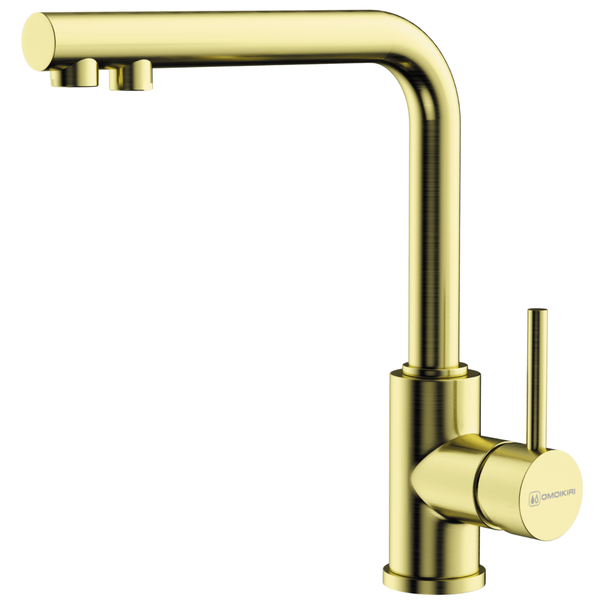 Смеситель для кухни OMOIKIRI Nakagawa 2 Plus (Светлое золото)