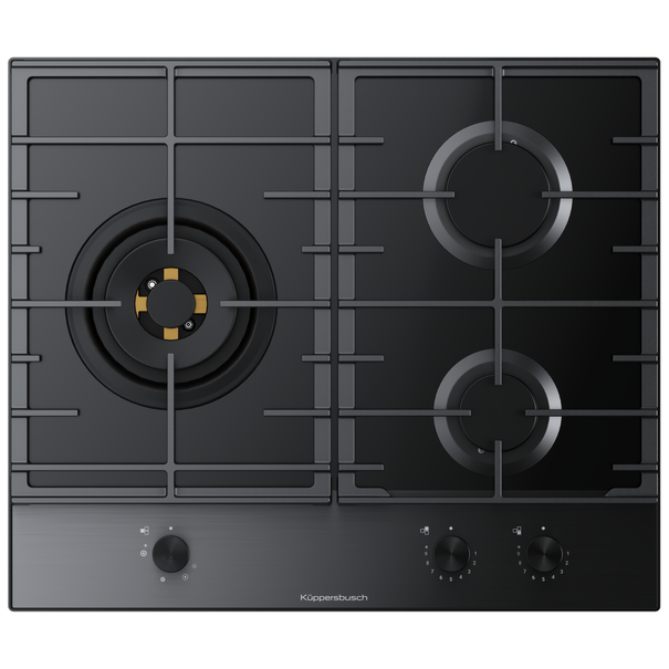 Газовая варочная панель Kuppersbusch KG 6853.0 SE-E5 (Черный)