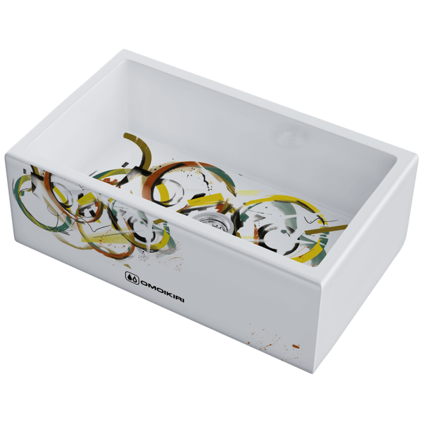 Кухонная мойка OMOIKIRI Mikura 76-Tokyo-3 (Белый)