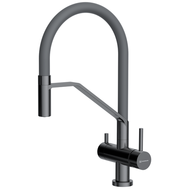 Смеситель для кухни OMOIKIRI Akeno (Вороненая сталь)