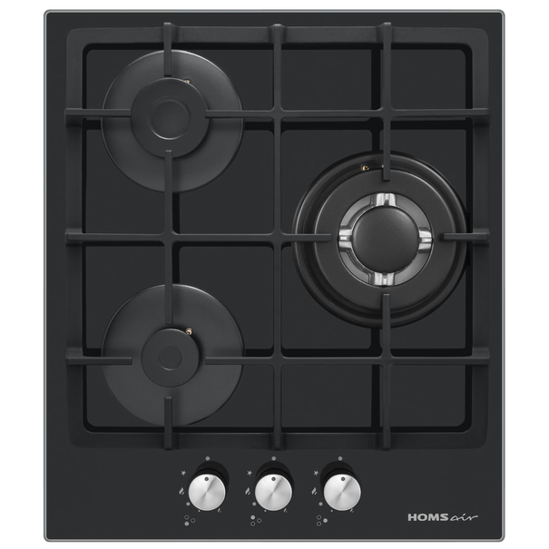 Газовая варочная панель HOMSair HGG433TGC (Черный)