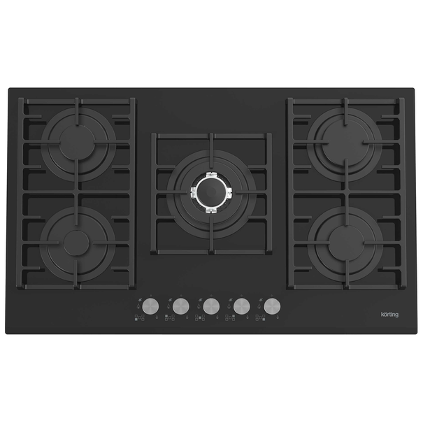 Газовая варочная панель Korting HGG 9835 CT (Черный)