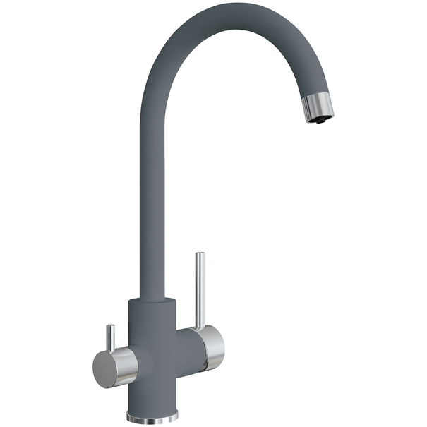 Смеситель для кухни Florentina КЛИО FL (Серый шелк)