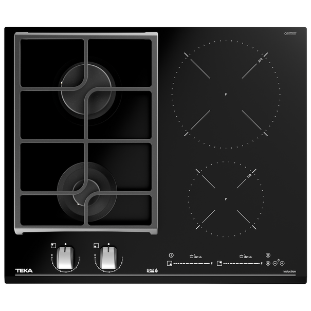 Комбинированная варочная панель Teka HYBRID JZC 64322 ABN (Черный)