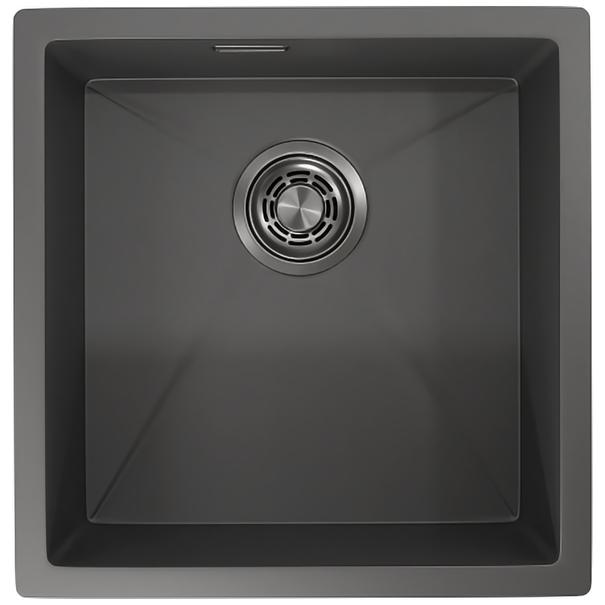 Кухонная мойка GRANULA 4445U (Графит матовый)