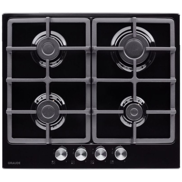 Газовая варочная панель GRAUDE GS 60.1 M (Черный)