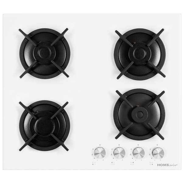 Газовая варочная панель HOMSair HGG641 (Белый)