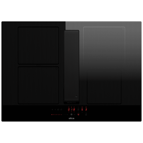 Индукционная варочная панель с вытяжкой Elica NIKOLATESLA VELVET BL/A/72 (Черный)