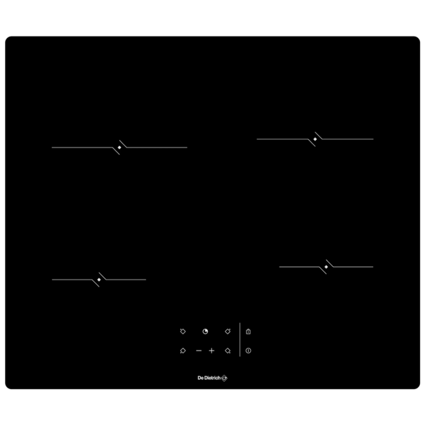 Электрическая варочная панель De Dietrich DPV4601 (Черный)