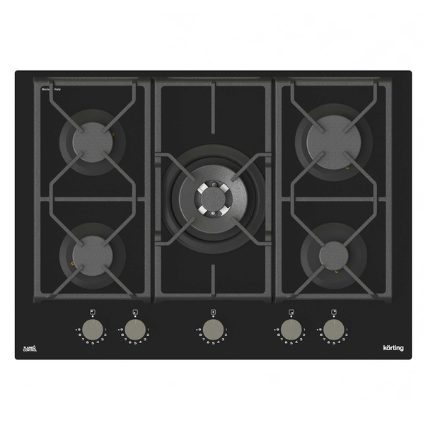 Газовая варочная панель Korting HGG 7987 CT FLC (Черный)