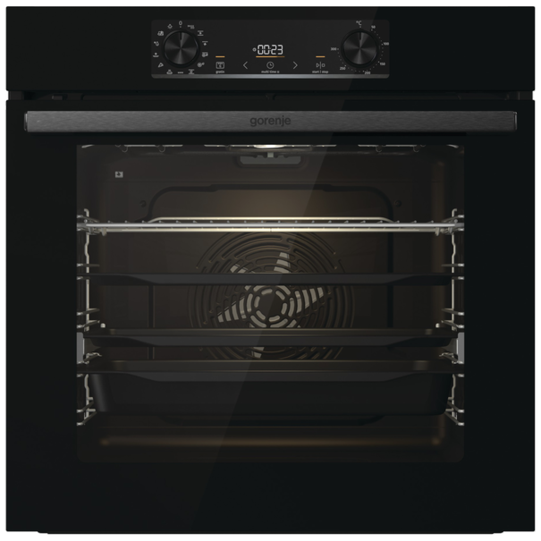 Электрический духовой шкаф с паром Gorenje BPS6737E14 (Черный)