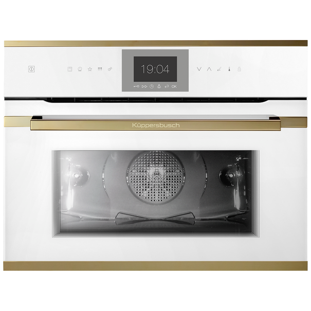 Компактный духовой шкаф с паром Kuppersbusch CBD 6550.0 W (Gold)