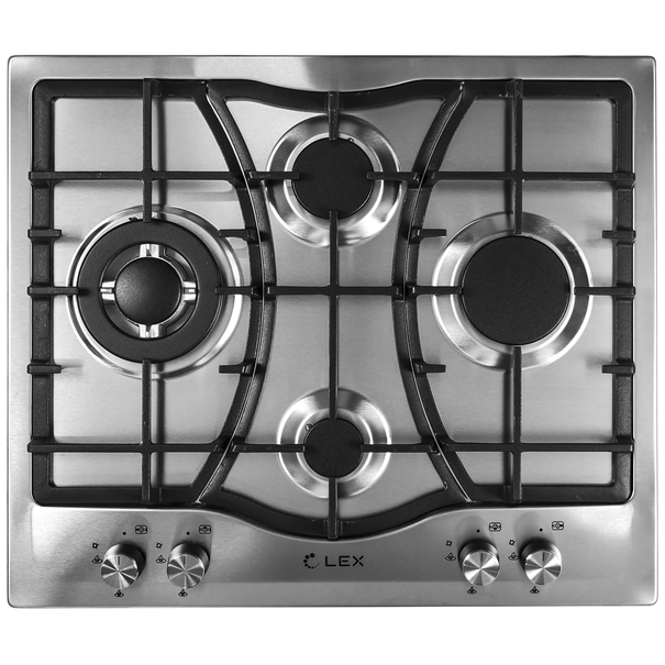 Газовая варочная панель LEX GVS 643 (Нержавеющая сталь)