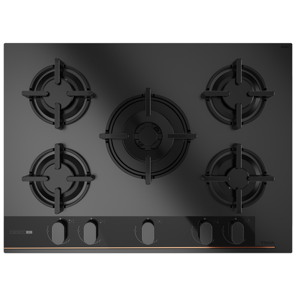 Газовая варочная панель Teka GBC 75-G1 GBN Infinity Matt Black (Черный матовый)