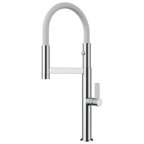 Смеситель для кухни OMOIKIRI Osaka (Белый / Хром)