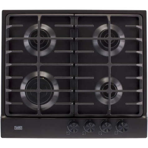 Газовая варочная панель VARD VHG6424K (Черный)