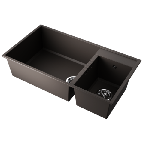 Кухонная мойка OMOIKIRI Tedori 85-2-U (Espresso)