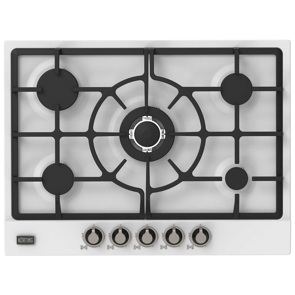 Газовая варочная панель Korting HG 761 CT (Античный белый)