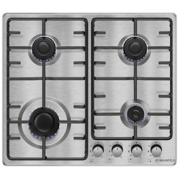 Газовая варочная панель MAUNFELD EGHS.64.3STS-E (Нержавеющая сталь)