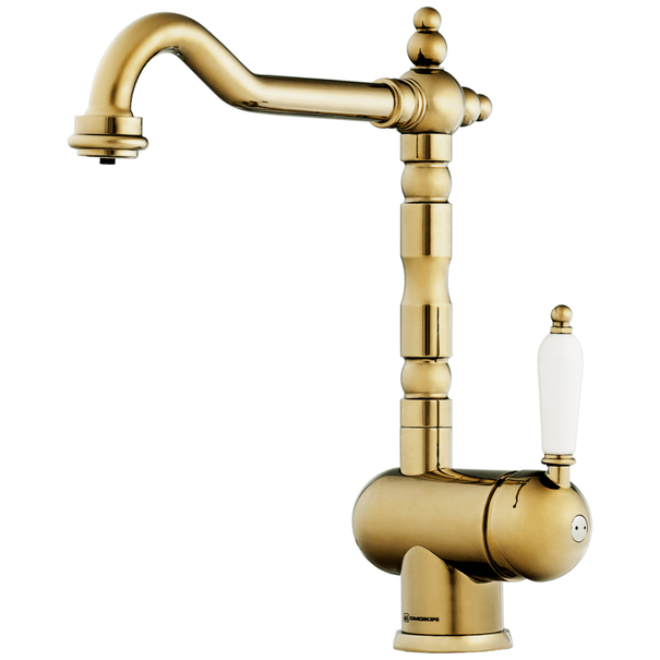 Смеситель для кухни OMOIKIRI Kyoto (Античная латунь (022))