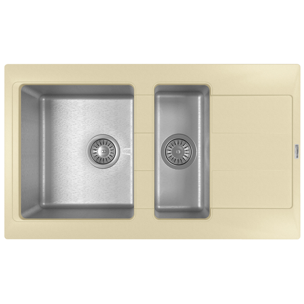 Кухонная мойка Florentina КОМБИ 860К (Шампань)