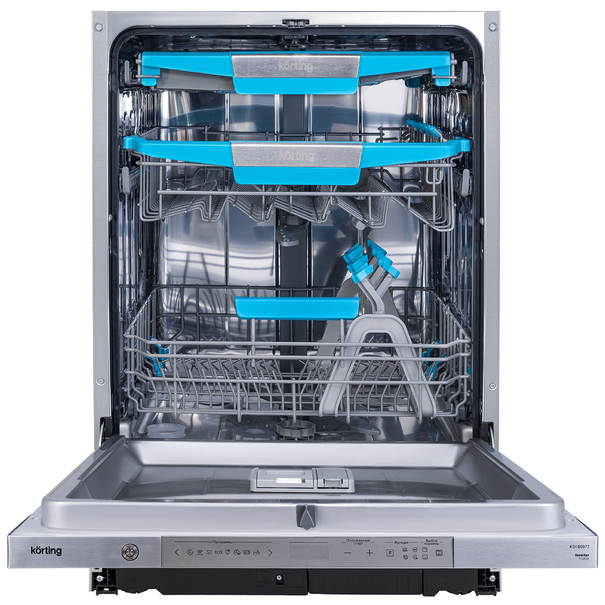 Встраиваемая посудомоечная машина Korting KDI 60977 (Нержавеющая сталь)