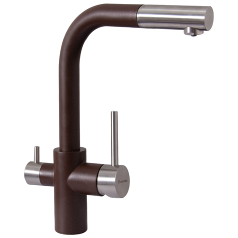 Смеситель для кухни Florentina КРИСТАЛЛ FL (Мокко)