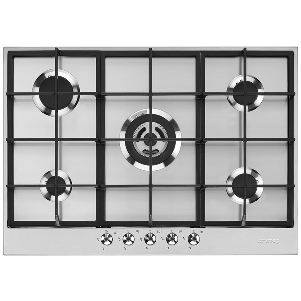 Газовая варочная панель Smeg PX375 (Нержавеющая сталь)