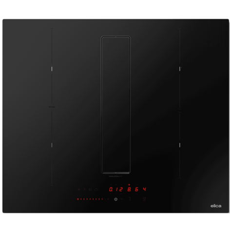 Индукционная варочная панель с вытяжкой Elica NIKOLATESLA FIT RAW BR/A/60 (Черный матовый)