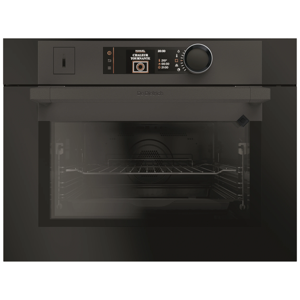 Компактный духовой шкаф с паром De Dietrich DKR7580 (Черный)