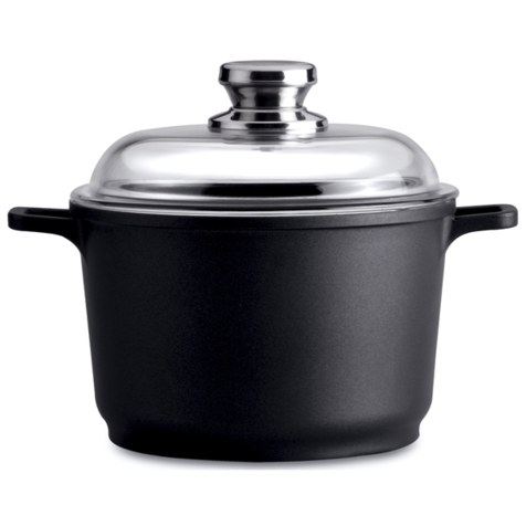 Кастрюля с крышкой 20см 2.7л BergHOFF Scala 2307207 (Черный)