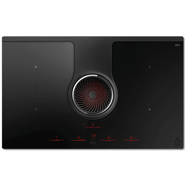 Индукционная варочная панель с вытяжкой Elica NIKOLATESLA ONE HP EVO BL/A/83 (Черный)