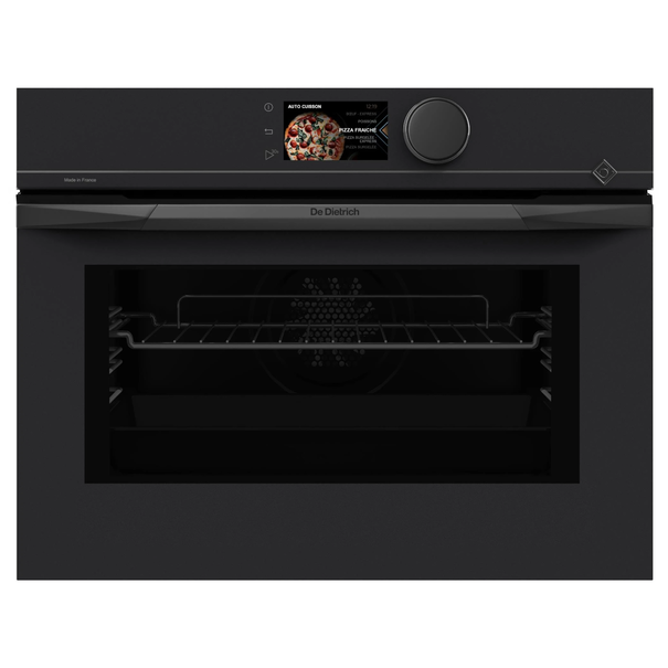 Компактный духовой шкаф с свч De Dietrich DKC4756 (Черный матовый)