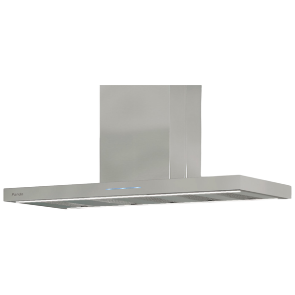 Островная Т-образная вытяжка Pando I-861/120X60 IX 1250 ECO SEC (Нержавеющая сталь)