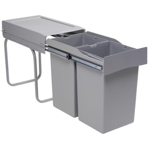 Система сортировки отходов Alveus ALBIO 20 2X14 L (Серый)