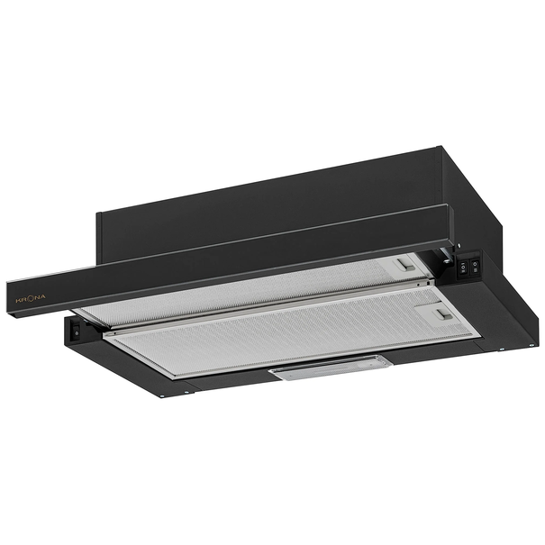 Вытяжка с выдвижным экраном Krona KAMILLA RETRO 600 (Черный)