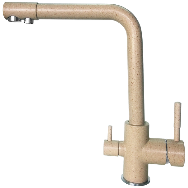 Смеситель для кухни LEX BIFERNO (Слоновая кость)