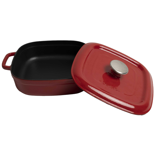 Кастрюля с крышкой 26см Korting K 1226 (Красный)