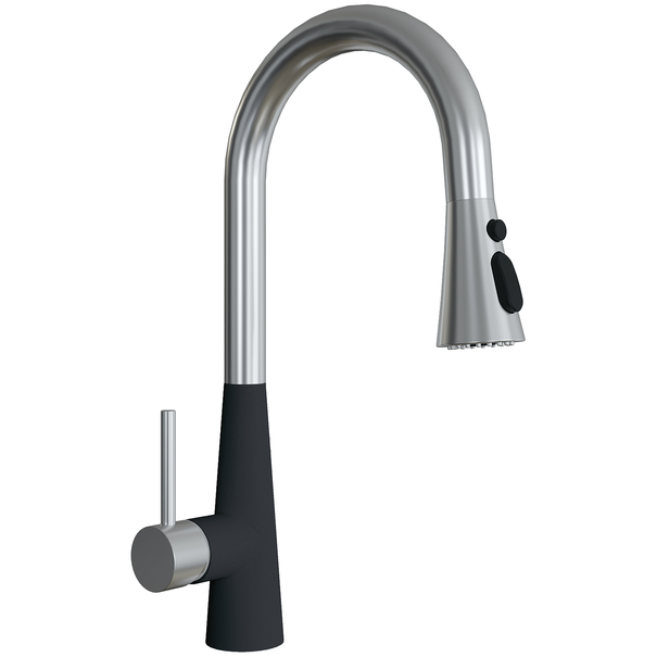 Смеситель для кухни Florentina ВИТА PRO FL (Антрацит)