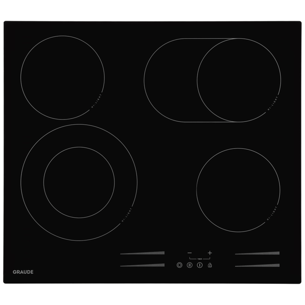Электрическая варочная панель GRAUDE EK 60.2 (Черный)
