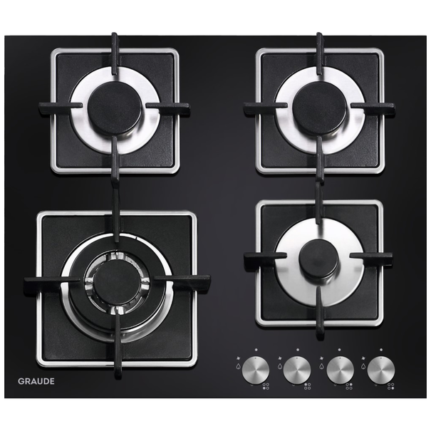 Газовая варочная панель GRAUDE GS 60.3 (Черный)