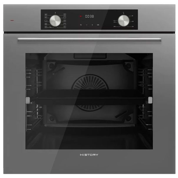Электрический духовой шкаф HiSTORY OE7710C.F (Серый)