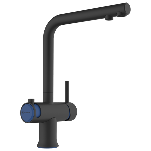 Смеситель для кухни OMOIKIRI Hotaru (Графит / Indigo Blue)