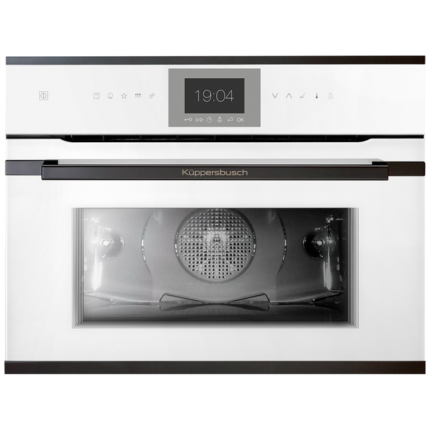 Компактный духовой шкаф с паром Kuppersbusch CBD 6550.0 W (Black Chrome)