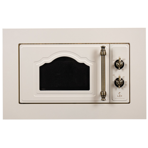 Встраиваемая микроволновая печь LEX BIMO 20.01 C (Античный белый)