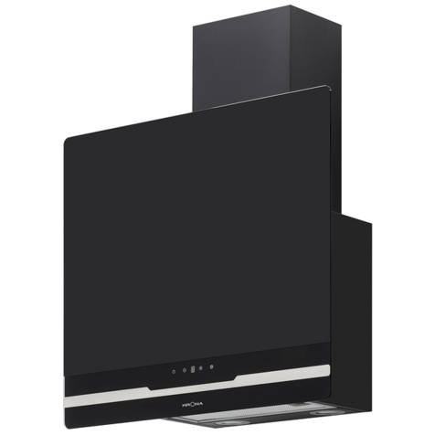 Вертикальная вытяжка Krona DOMENIKA 600 S (Черный / Нержавеющая сталь)