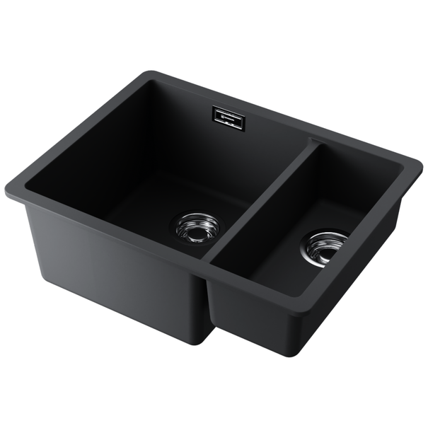 Кухонная мойка OMOIKIRI Kata 55-2-U (Черный)