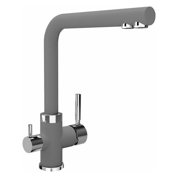 Смеситель для кухни Florentina АРЕС FL (Серый шелк)