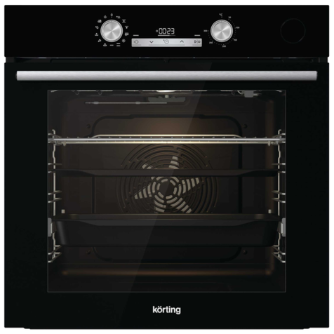 Электрический духовой шкаф с паром Korting OKB 8951 E ST (Черный)