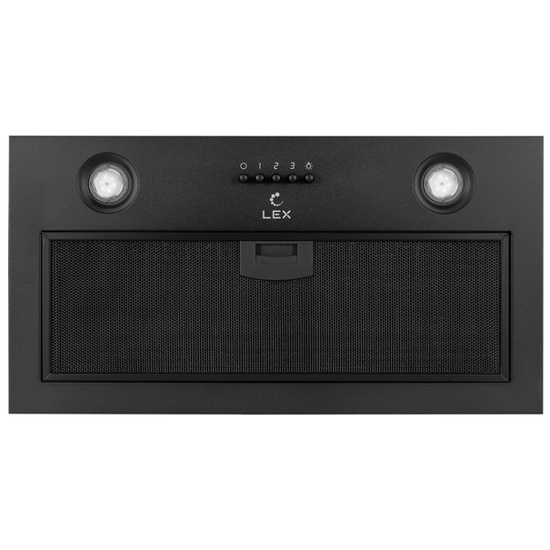 Полновстраиваемая вытяжка LEX GHOST 600 (Черный)